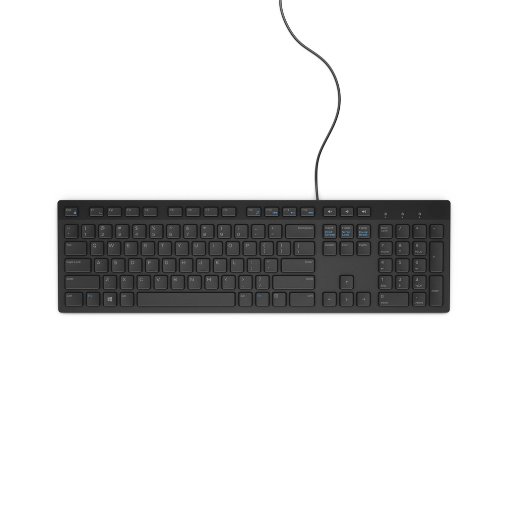 [580-ADHY] DELL Wired Keyboard - KB216 - US International (QWERTY) - Black - (RTL BOX)
