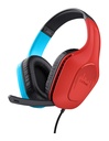 Trust GXT 416S Zirox Headset Wired Head-band Gaming Black, Cyan, Red