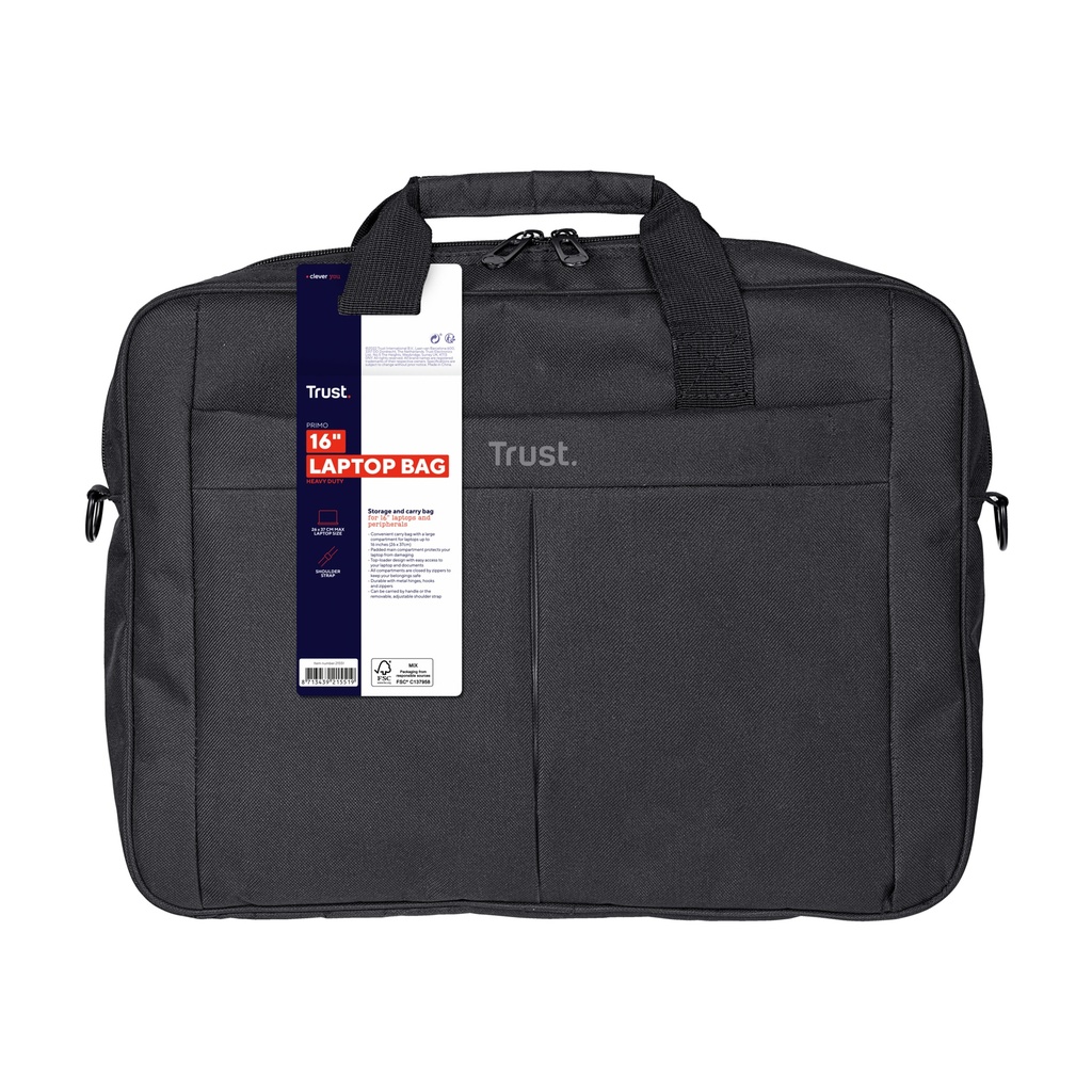 [21551] Trust Primo Carry bag for 16" laptops