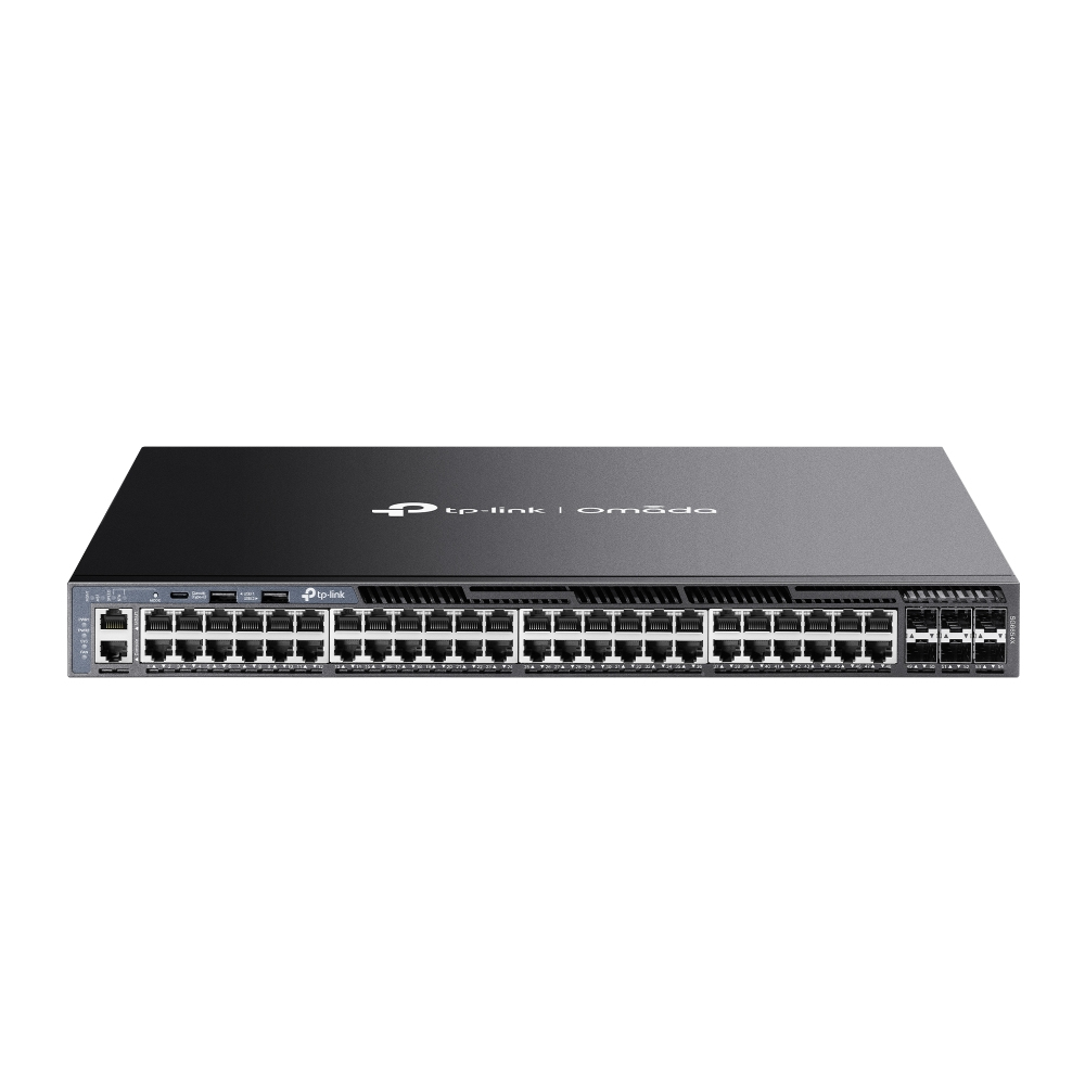 [SG6654X] TP-Link Omada 48-Port Gigabit Stackable L3 Managed Switch with 6 10G Slots