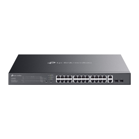 TP-Link Omada ES228GMP network switch Managed L2 Gigabit Ethernet (10/100/1000) Power over Ethernet (PoE) Black