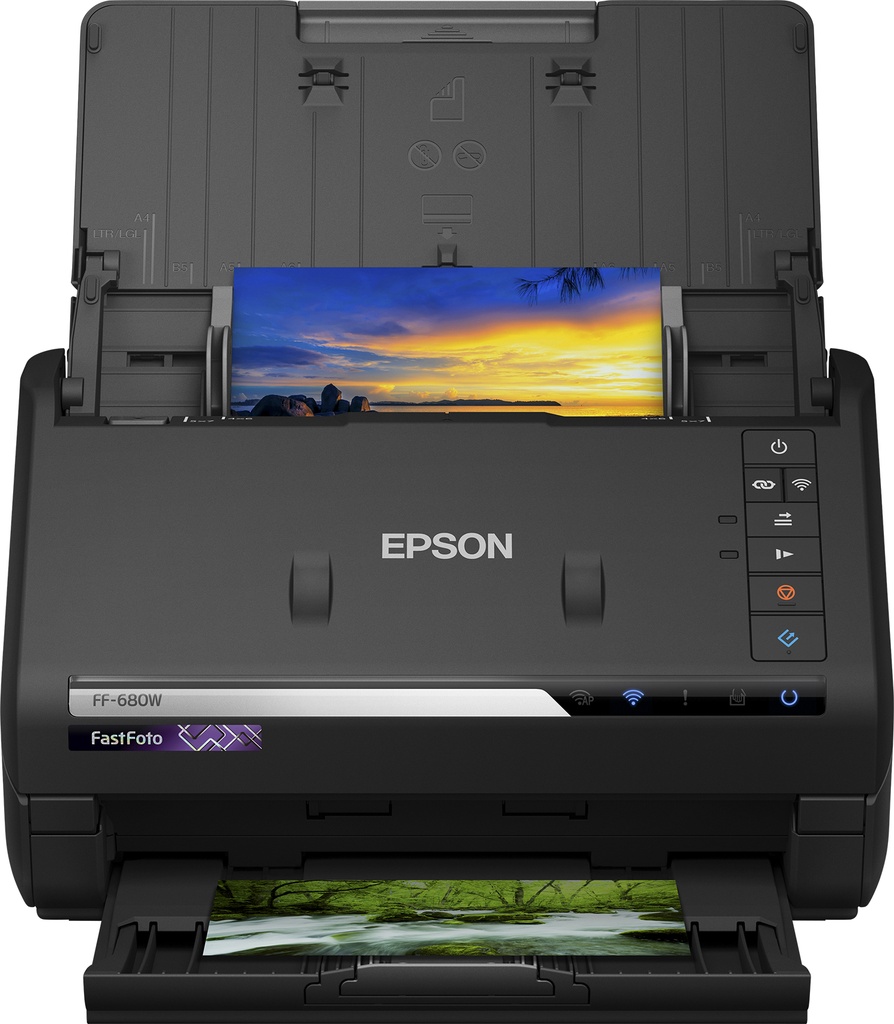 Epson FastFoto FF-680W Sheet-fed scanner 600 x 600 DPI A4 Black