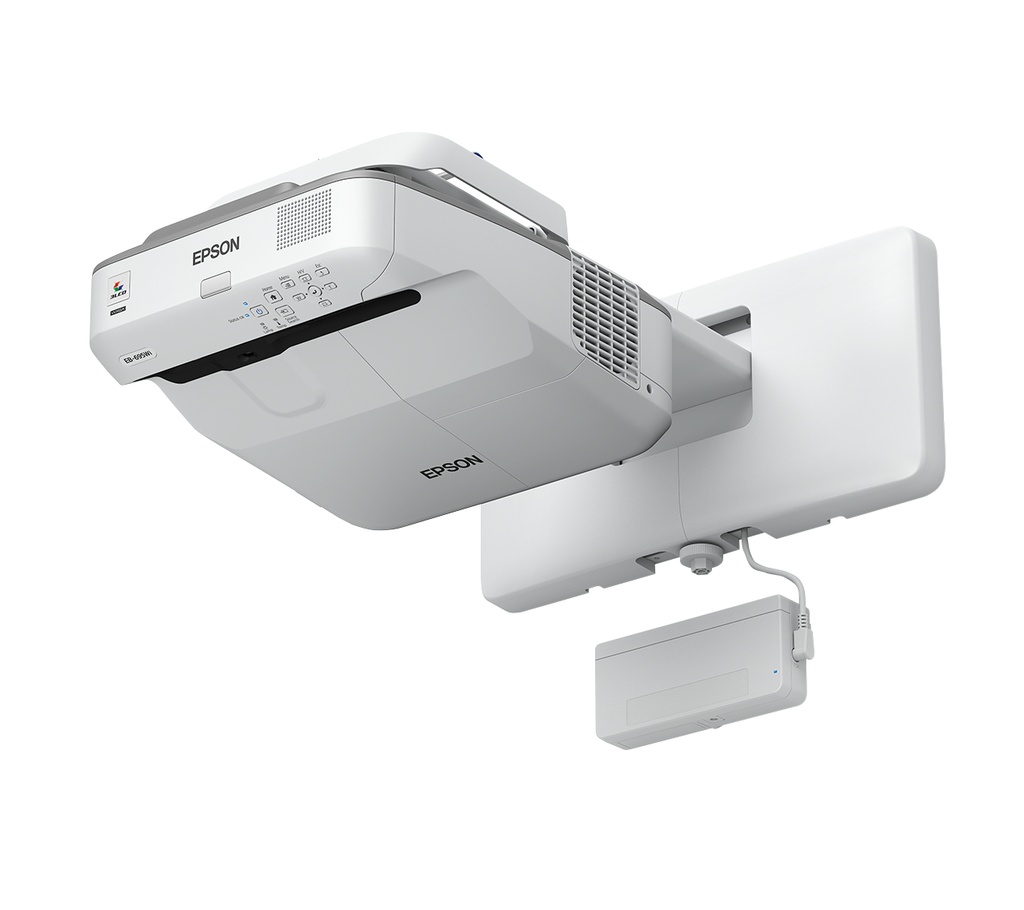 Epson EB-695Wi Ultra short throw projector 3500 ANSI lumens 3LCD WXGA (1280x800) White, Grey