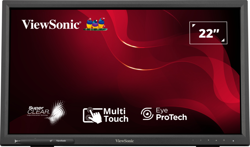 Viewsonic TD2223-2 computer monitor 55.9 cm (22") 1920 x 1080 pixels Full HD LCD Touchscreen Black