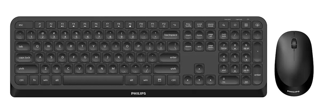 [SPT6307B/34] Philips 3000 series SPT6307B/34 keyboard Mouse included Home RF Wireless US English Black