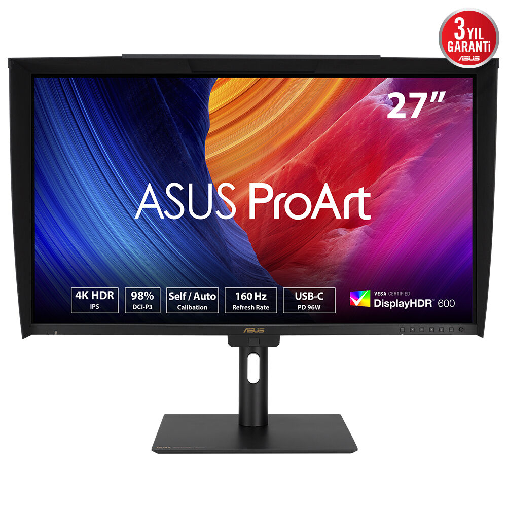 ASUS ProArt PA27UCGE computer monitor 68.6 cm (27") 3840 x 2160 pixels 4K Ultra HD LED Black