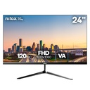 Nilox NXM24FHD1203 computer monitor 60.5 cm (23.8") 1920 x 1080 pixels Full HD LED Black