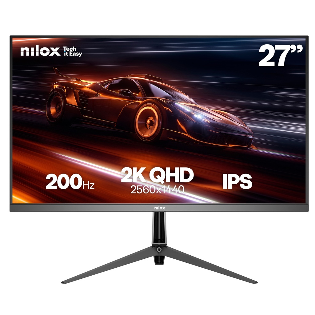 Nilox NXM272K20001 computer monitor 68.6 cm (27") 2560 x 1440 pixels 2K LED Black