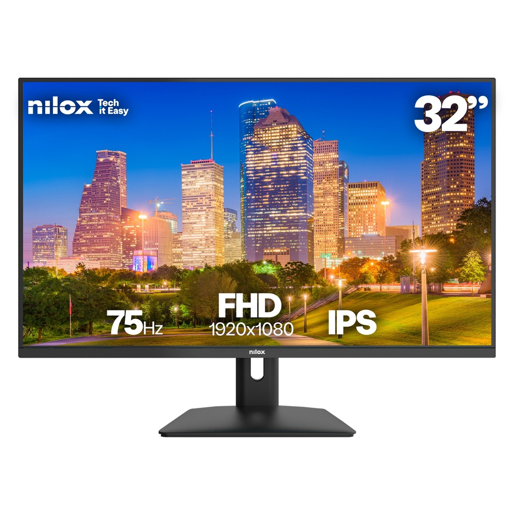 Nilox NXM32FHD1201 computer monitor 81.3 cm (32") 1920 x 1080 pixels Full HD LED Black