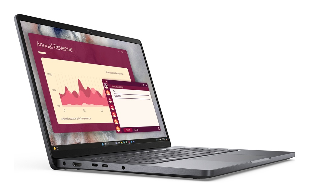[F5JGJ] DELL Pro 14 PC14250 Intel Core 5 120U Laptop 35.6 cm (14") Full HD+ 16 GB DDR5-SDRAM 512 GB SSD Wi-Fi 6E (802.11ax) Windows 11 Pro Italian Black