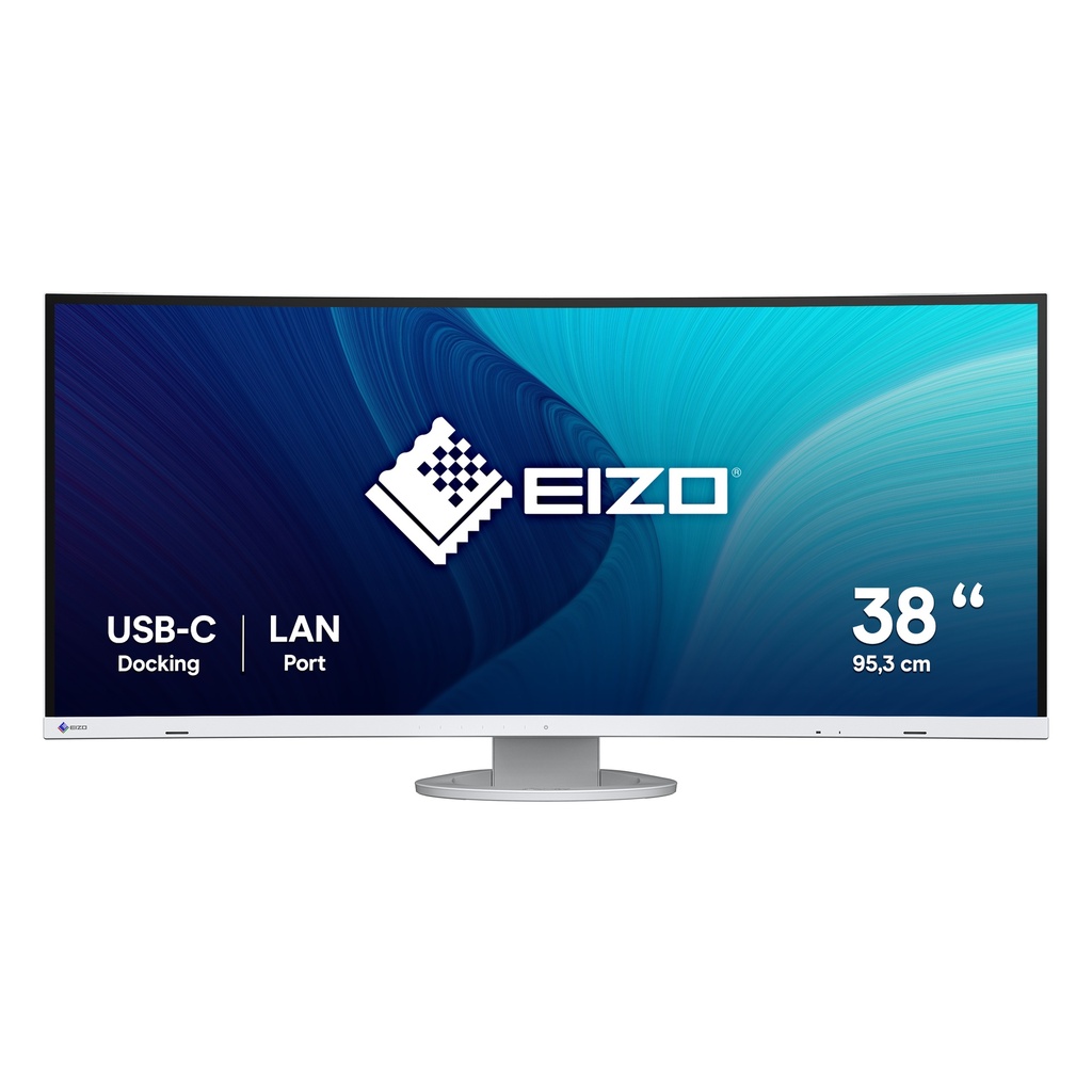 EIZO FlexScan EV3895-WT computer monitor 95.2 cm (37.5") 3840 x 1600 pixels UltraWide Quad HD+ LED White