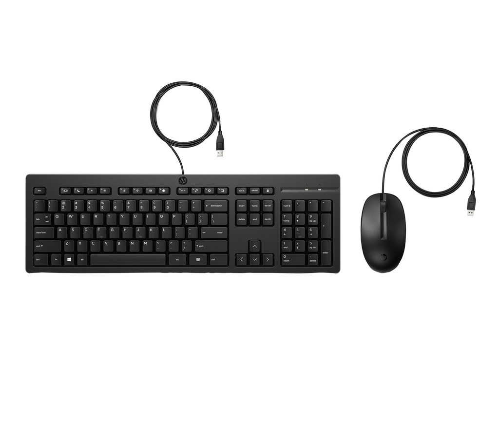 [AX2Y7AA#ABZ] HP 225 Wired Mouse and Keyboard Combo