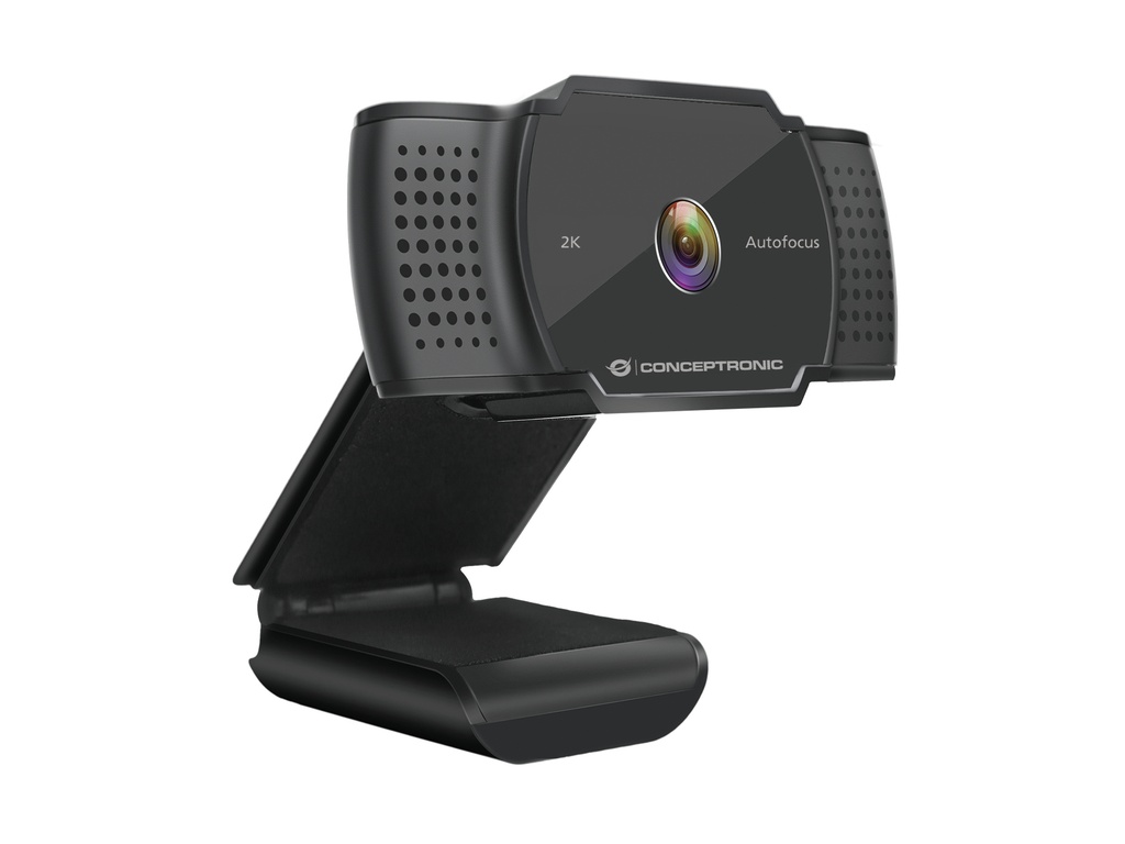 [AMDIS02B] Conceptronic AMDIS 2K Super HD Autofocus Webcam with Microphone