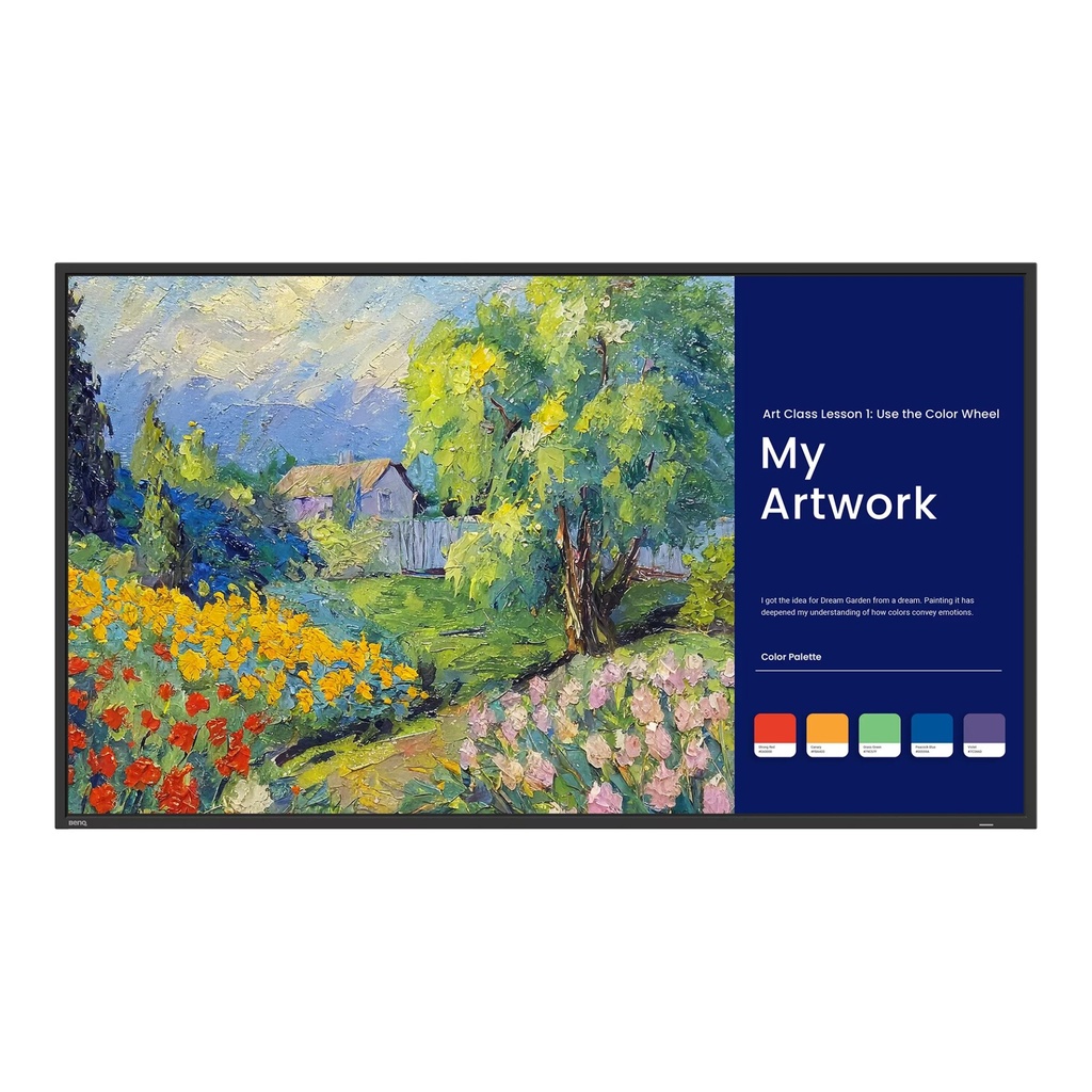 BenQ SL4304 Digital signage flat panel 109.2 cm (43") LCD 500 cd/m² 4K Ultra HD Black Built-in processor Android