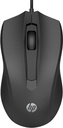 HP 105 BLACK WIRED MOUSE USB