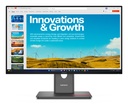 Lenovo ThinkVision P24QD-40 computer monitor 60.5 cm (23.8") 2560 x 1440 pixels Quad HD LCD Black