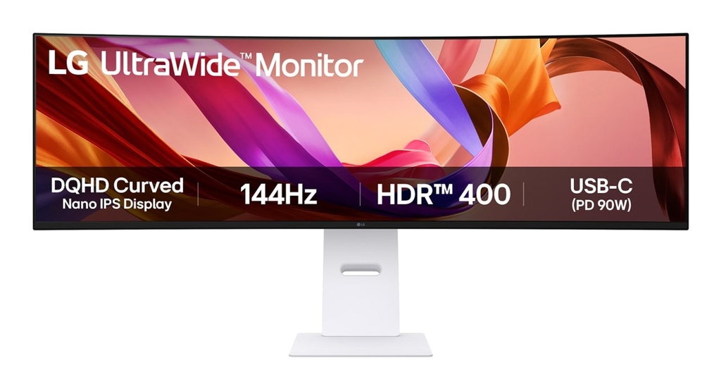 LG 49U950A-W computer monitor 124.5 cm (49") 5120 x 1440 pixels Dual QHD LED Black, White