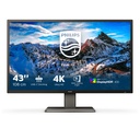 Philips P Line 439P1/00 computer monitor 108 cm (42.5") 3840 x 2160 pixels 4K Ultra HD LCD Black