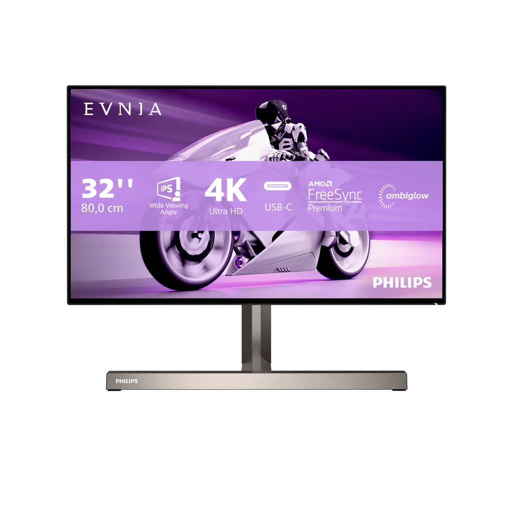 Philips 329M1RV/00 computer monitor 80 cm (31.5") 3840 x 2160 pixels 4K Ultra HD LED Black