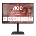 AOC E4 X24E4U computer monitor 61 cm (24") 1920 x 1200 pixels Full HD LED Black