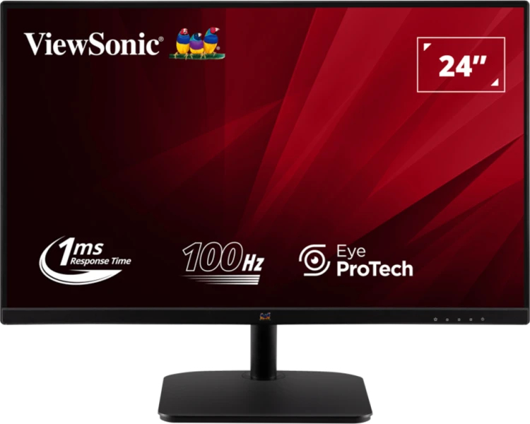 [VA2432-MHD-3] Viewsonic Value Series VA2432-MHD-3 computer monitor 61 cm (24") 1920 x 1080 pixels Full HD LED Black