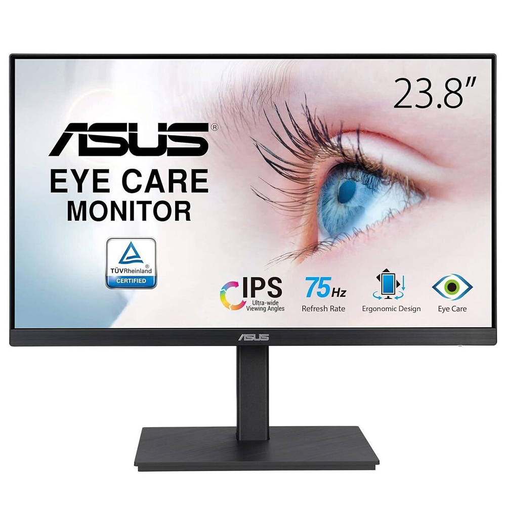 ASUS VA24EQSB computer monitor 60.5 cm (23.8") 1920 x 1080 pixels Full HD LED Black