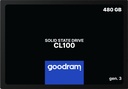 Goodram CL100 gen.3 480 GB 2.5" Serial ATA III 3D NAND