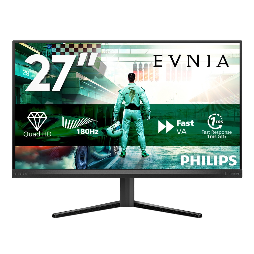 Philips Evnia 27M2N3500NL/00 computer monitor 68.6 cm (27") 2560 x 1440 pixels Quad HD LCD Grey
