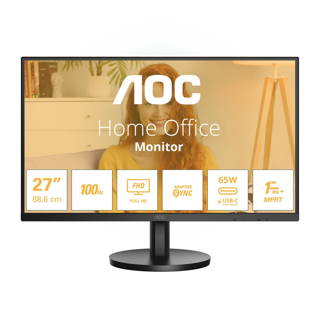 [27B3CA2] AOC 27B3CA2 computer monitor 68.6 cm (27") 1920 x 1080 pixels Full HD LED Black