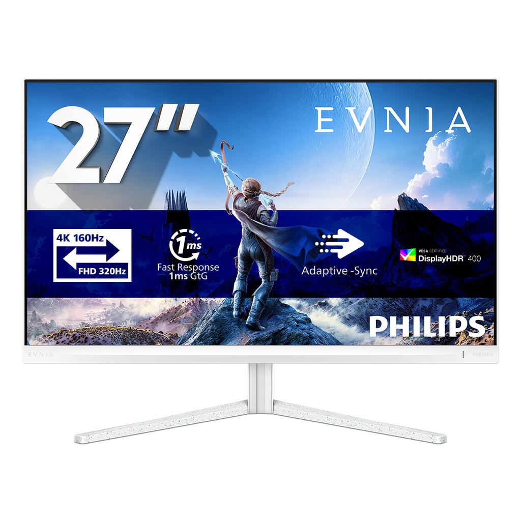 [27M2N5901A/00] Philips Evnia 5000 computer monitor 68.6 cm (27") 3840 x 2160 pixels 4K Ultra HD LCD White