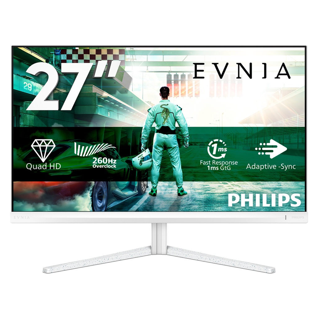 Philips Evnia 27M2N3501PA/00 computer monitor 68.6 cm (27") 2560 x 1440 pixels Quad HD LCD White