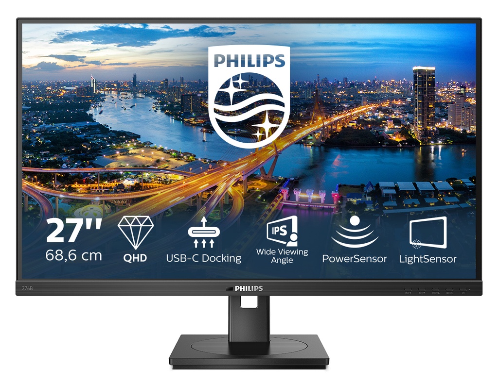 [276B1/00] Philips 276B1/00 computer monitor 68.6 cm (27") 2560 x 1440 pixels Full HD LED Black