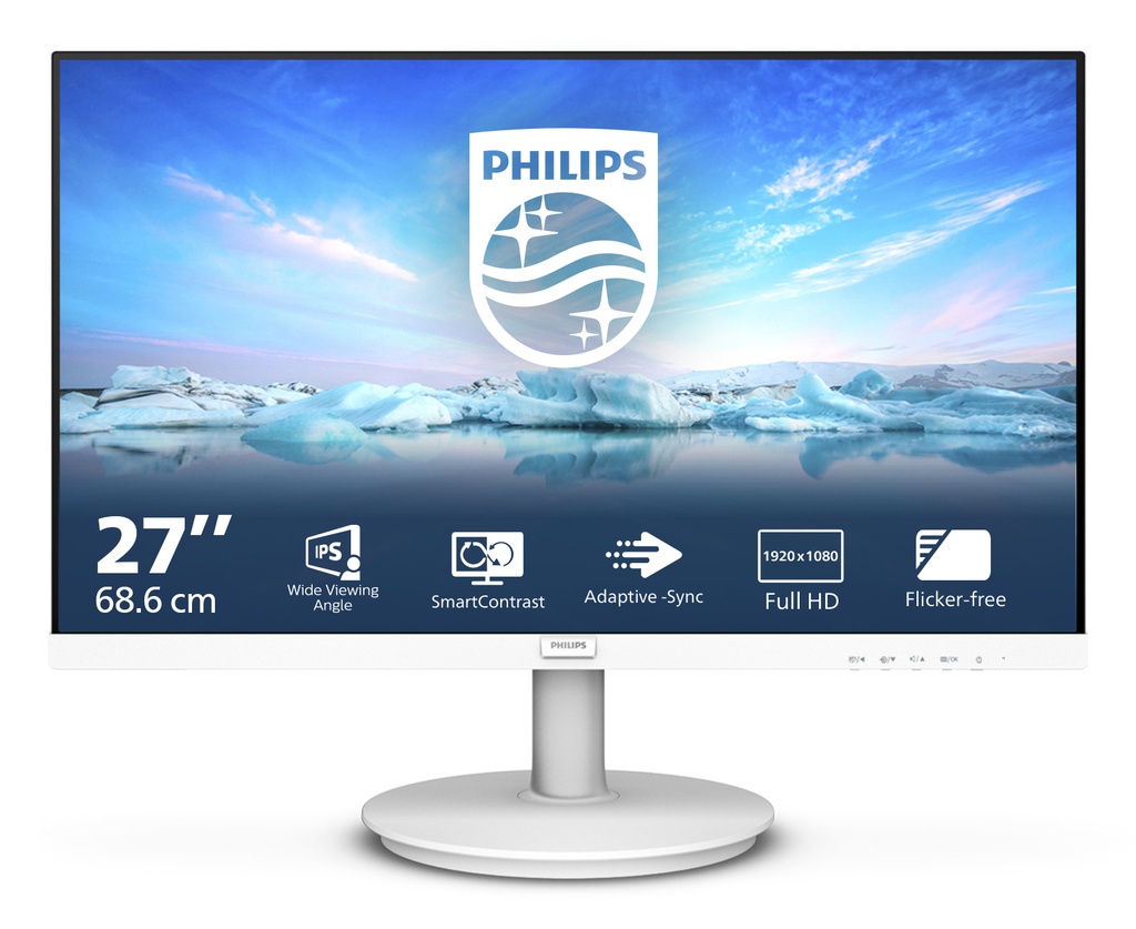 [271V8AW/00] Philips V Line 271V8AW/00 computer monitor 68.6 cm (27") 1920 x 1080 pixels Full HD LCD White