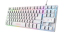 Trust GXT 833W Thado keyboard Gaming USB Dutch White