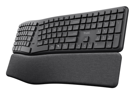 [25706] Trust Keyra Ergonomic multidevice wireless keyboard