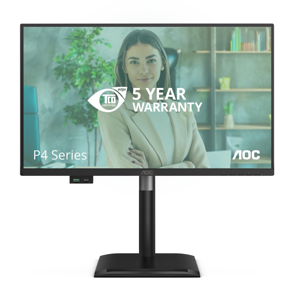 [24P4U] AOC 24P4U computer monitor 60.5 cm (23.8") 1920 x 1080 pixels Full HD Black