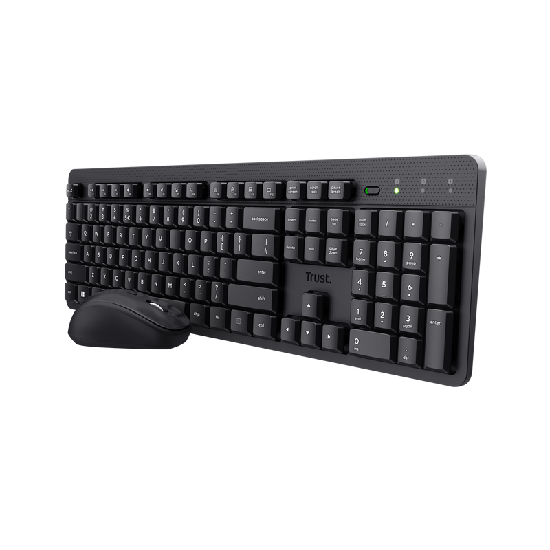 [25019] Trust Ody II keyboard Mouse included Universal QWERTY Italian Black