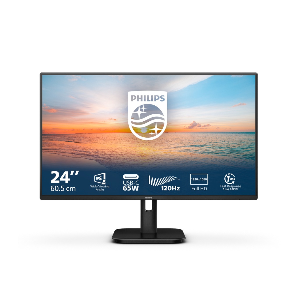 [24E1N1300A/00] Philips 1000 series 24E1N1300A/00 computer monitor 60.5 cm (23.8") 1920 x 1080 pixels Full HD LCD Black