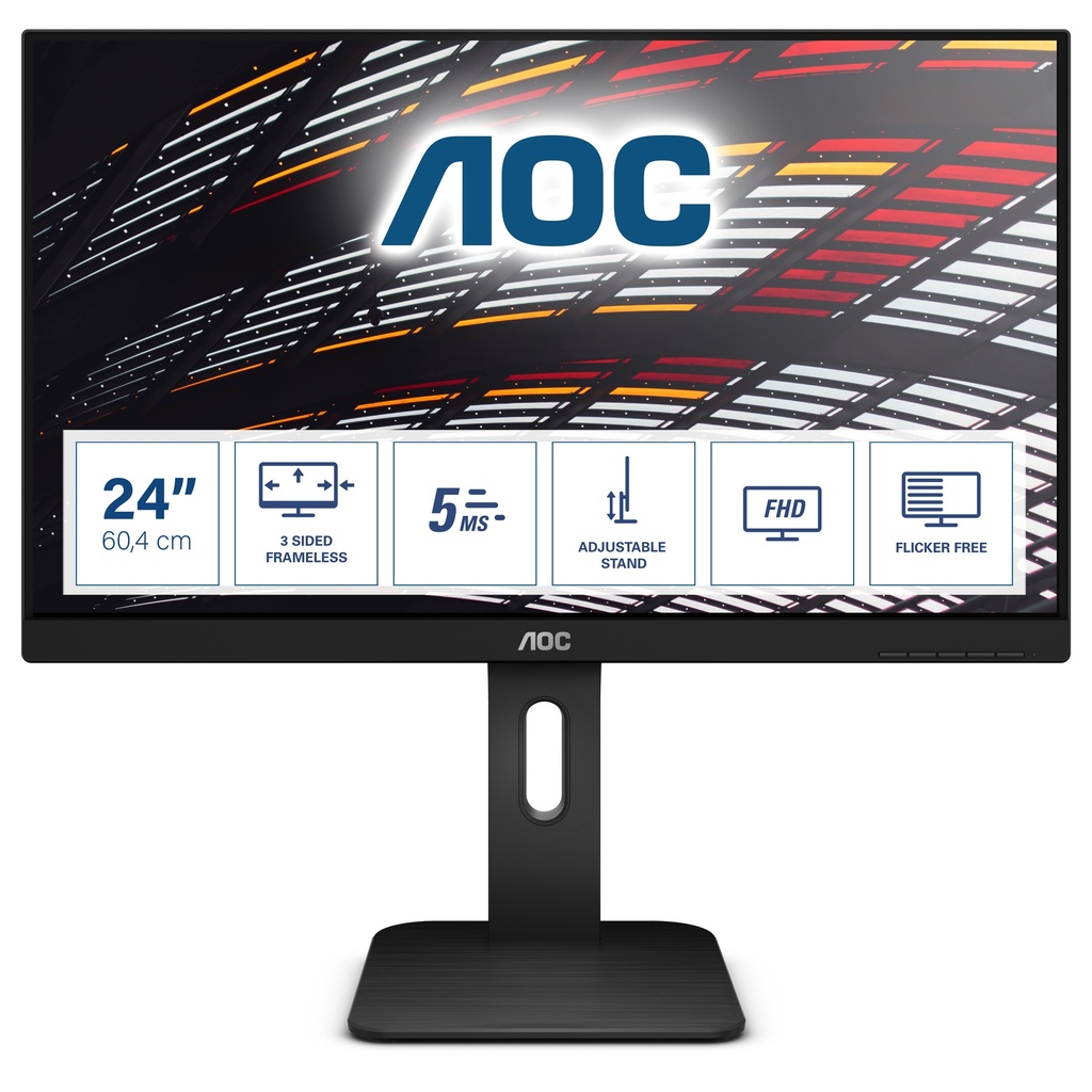 [24P1] AOC P1 24P1 computer monitor 60.5 cm (23.8") 1920 x 1080 pixels Full HD LED Black