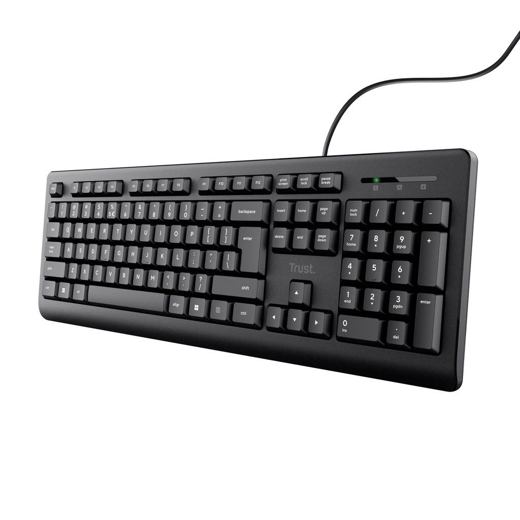 [24640] Trust 24640 keyboard Office USB QWERTY Italian Black