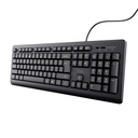 Trust 24640 keyboard Office USB QWERTY Italian Black