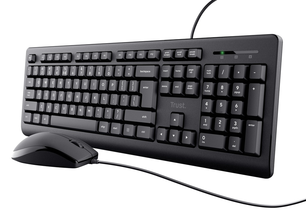 [24646] Trust 24646 keyboard Mouse included Office USB QWERTY Italian Black