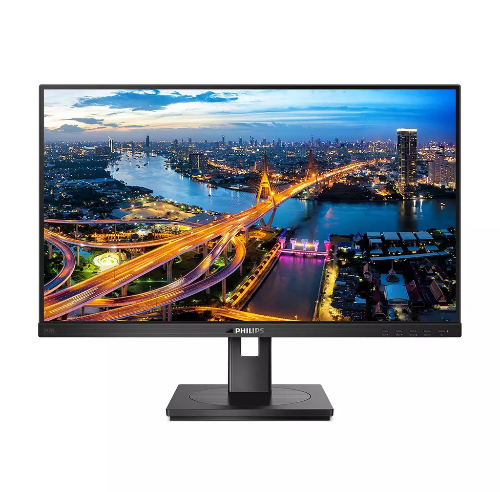 Philips B Line 242B1/00 computer monitor 60.5 cm (23.8") 1920 x 1080 pixels Full HD LED Black