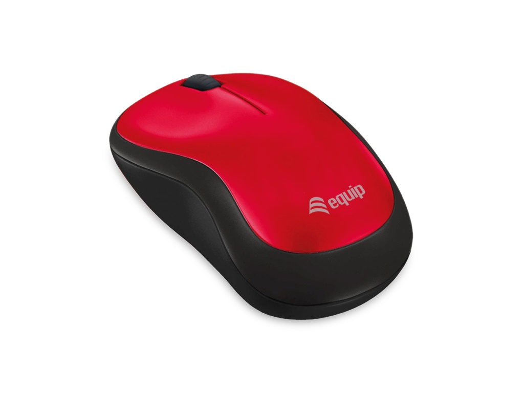 [245113] Equip Comfort Wireless Mouse, Red