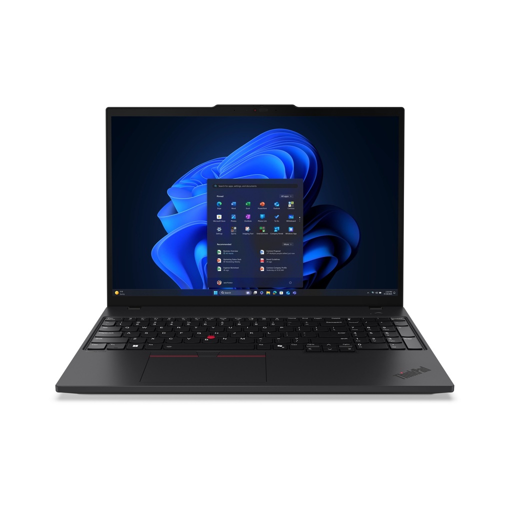 [21QE0057IX] Lenovo ThinkPad T16 Gen 4 (Intel) Intel Core Ultra 7 255U Laptop 40.6 cm (16") WUXGA 32 GB DDR5-SDRAM 1 TB SSD Wi-Fi 6E (802.11ax) Windows 11 Pro Italian Black