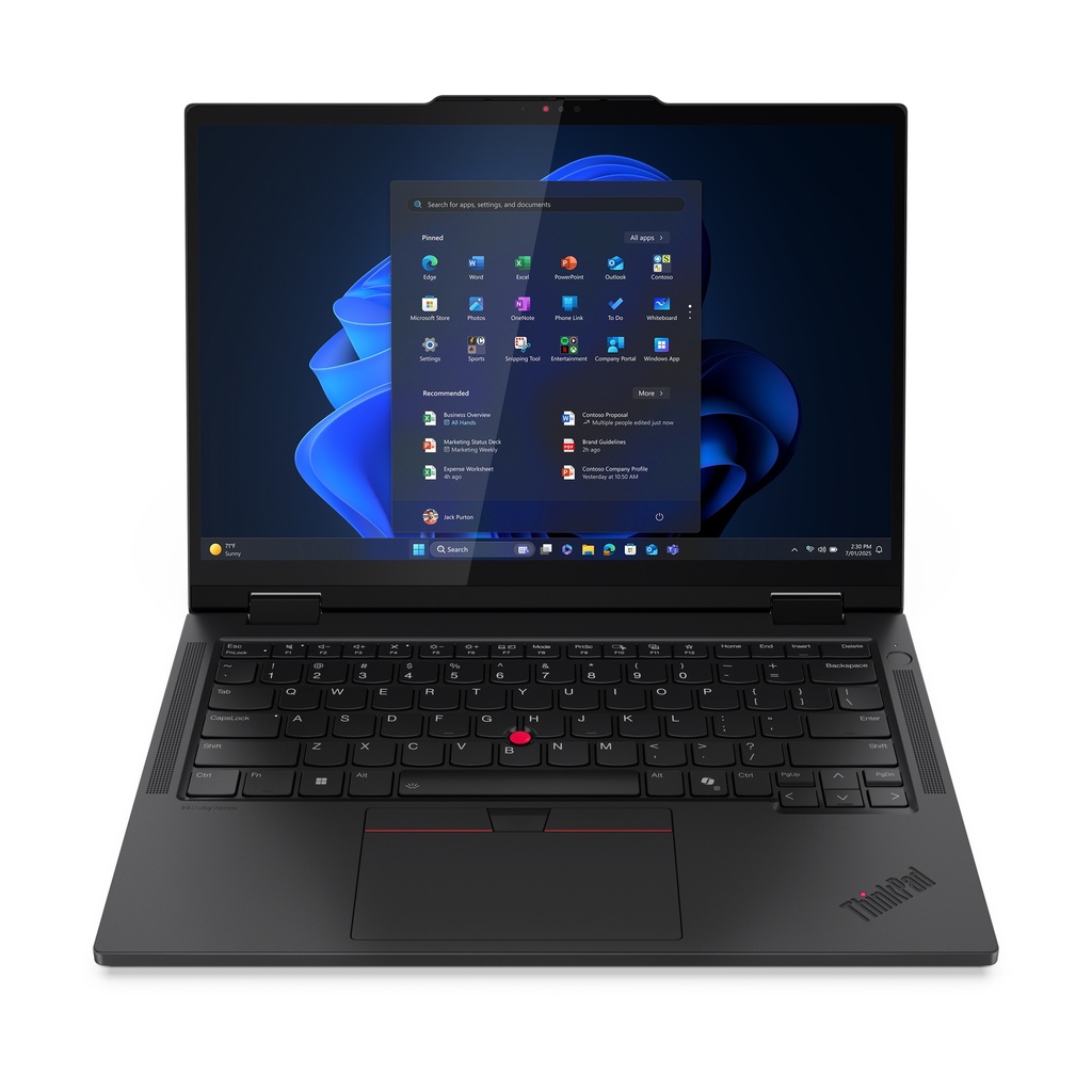 [21R3001XIX] Lenovo ThinkPad T14s 2-in-1 Gen 1 Intel Core Ultra 7 255U Hybrid (2-in-1) 35.6 cm (14") Touchscreen WUXGA 16 GB LPDDR5x-SDRAM 512 GB SSD Wi-Fi 7 (802.11be) Windows 11 Pro Italian Black
