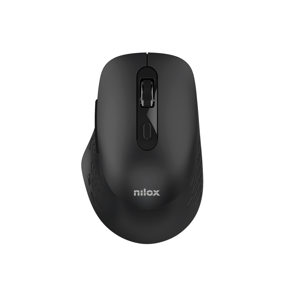 [NXMODWI01] Nilox RATON DUAL WIRELESS 1600 DPI NEGRO mouse Office Bluetooth + USB Type-A Optical