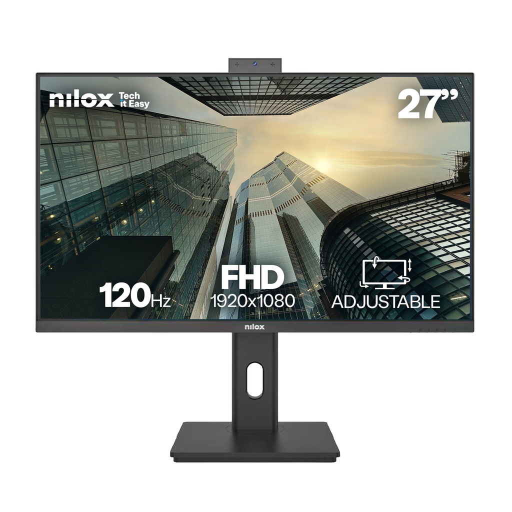 Nilox NXM27RWEB02B computer monitor 68.6 cm (27") 1920 x 1080 pixels Full HD LED Black