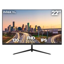 Nilox MONITOR 22 IPS 120 HZ VGA HDMI computer monitor 54.6 cm (21.5") 1920 x 1080 pixels Full HD LCD Black