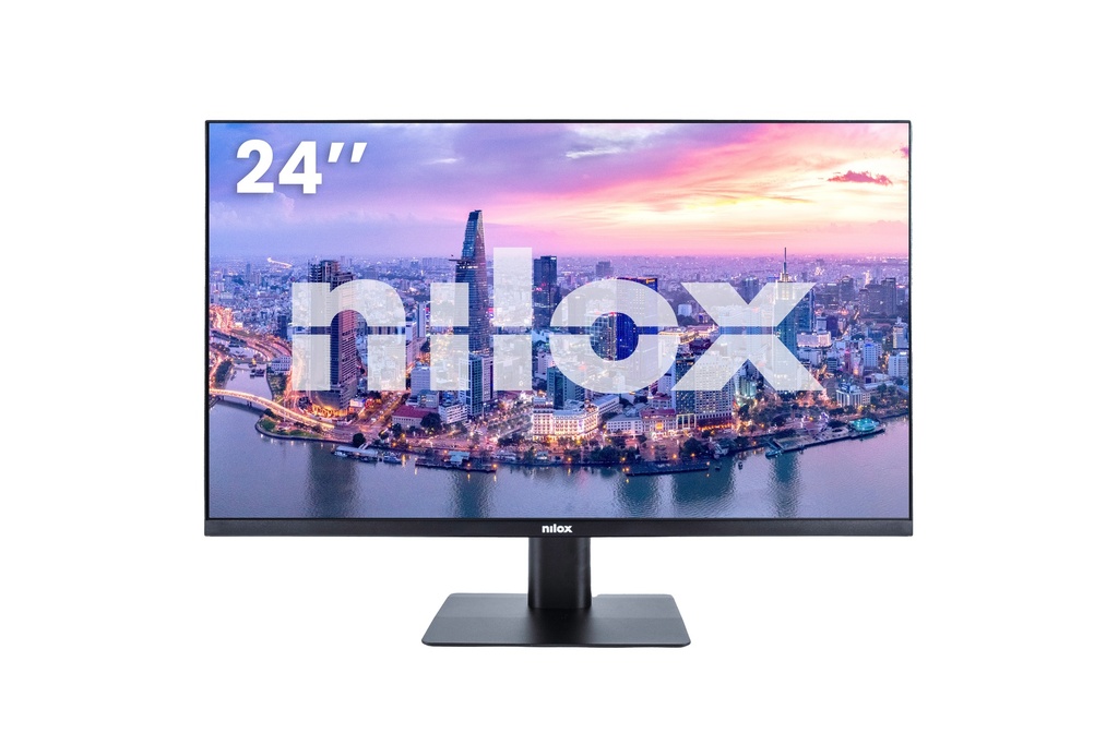 Nilox MONITOR 24" NXMM24FHD112 LED FULLHD IPS 100HZ HDMI/DP SQUARE· computer monitor 60.5 cm (23.8") 1920 x 1080 pixels Black